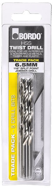 Jobber Drill-Trade Pack-Bright-4.5mm 5