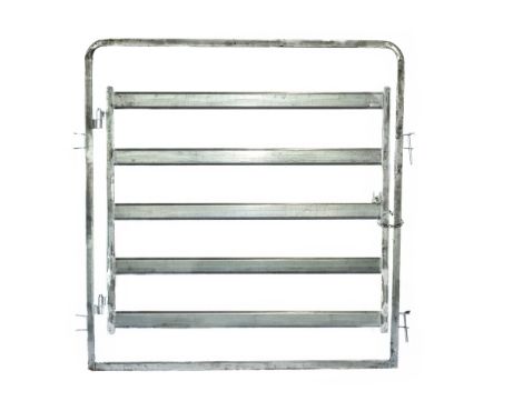 115mm Oval Rail Gate in Frame 2210Hx2100