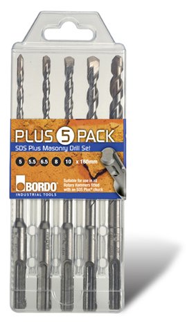 SDS Plus Set 5pc 160mm OAL