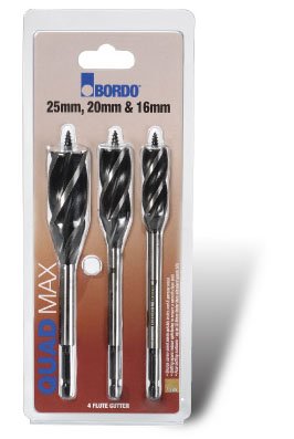 Buy Drills Wood Quad Max Quad Max Set- 16- 20 & 25mm