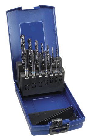 Blue Band Tap and Drill Set Metric Cour