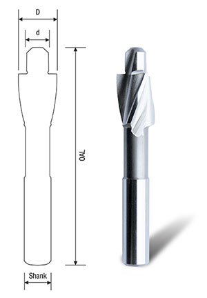 Buy Drills Counterbores 180&deg; Single