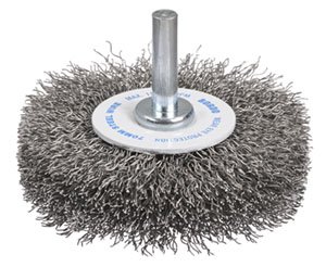 Buy Brushware Wheel Brushes High Speed End Brush Crimp Steel Wire High Speed