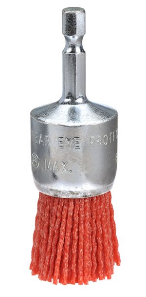 25mm NylonGrit End 1/4 Hex Shk