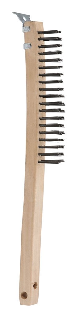 Long Wood. Scratch-Steel 3 Row + Scrape