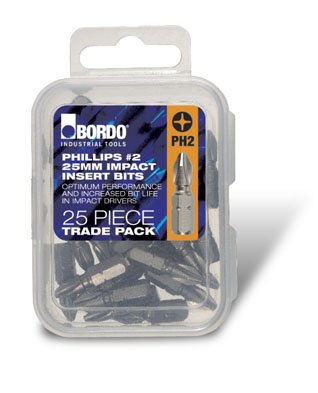 Trade Pack Impact PH2 25mm 25 pc with h