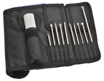 11 pc Screwdriver bit pouch with HD Han