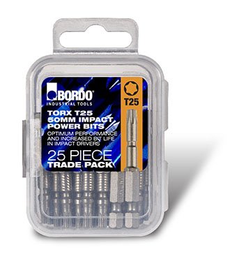 Impact Power Bit - Torx T25 50mm 25pc