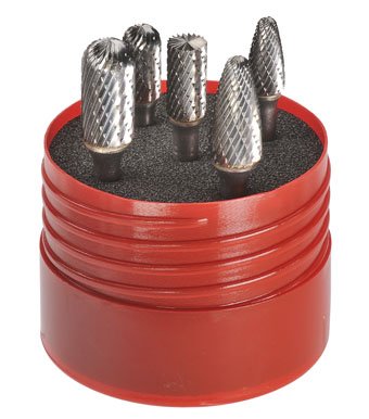 #5 Burr Set - (1/4 shank) 5 piece
