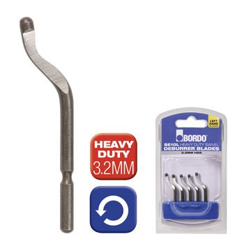 HvyDuty 3.2mm L/H Swiv Bl. SE10 5Pk