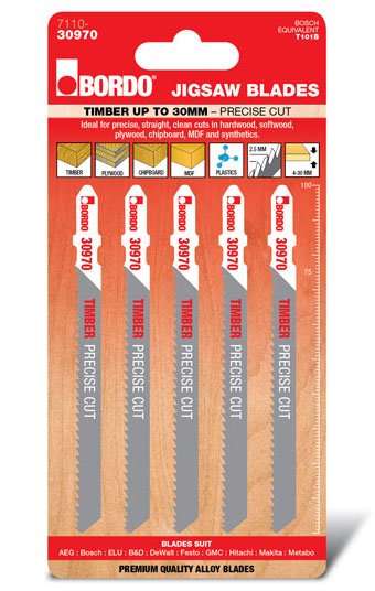 T-Shank Precise 100mm Wood 5 Pk