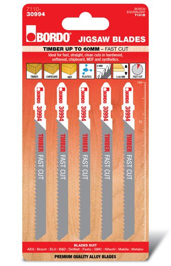 T-Shank Fast 100mm Wood 5 Pk