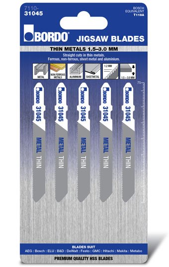 T-Shank Thin Straight Cut 75mm Metal 5 