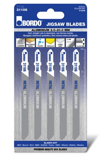 T-Shank Aluminium 100mm Metal 5Pk