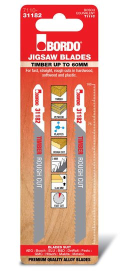 T-Shank Rough 100mm Wood 2 Pk
