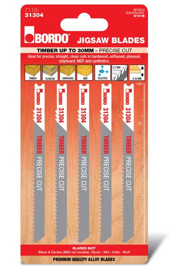Shnk Precise Cut 100mm Timber 5 Pk