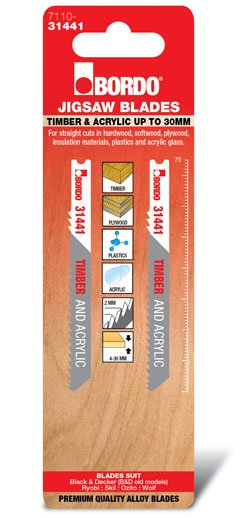 Shnk Straight Cut 75mm Timber/Acrylic 2