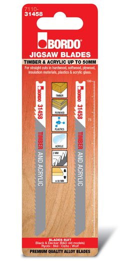 Shnk Straight Cut 100mm Timber/Acrylic