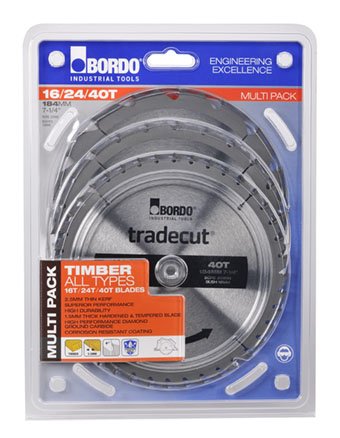 Tradecut Saw 3 Pack 184mm (7.1/4) 16/24