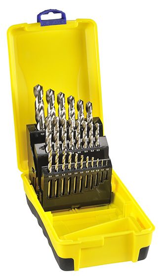 25 Piece Bright HSS Jobber Set in ABS Pl