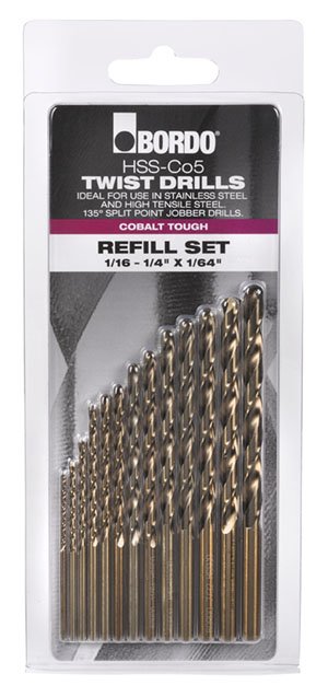 Cobalt Jobber Drill Bright Refill Set 1