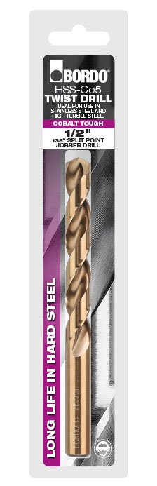 Jobber Drill-Card-Cobalt-1/4