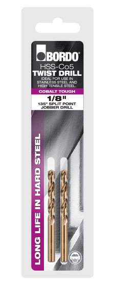 Jobber Drill-Card-Cobalt-1/8