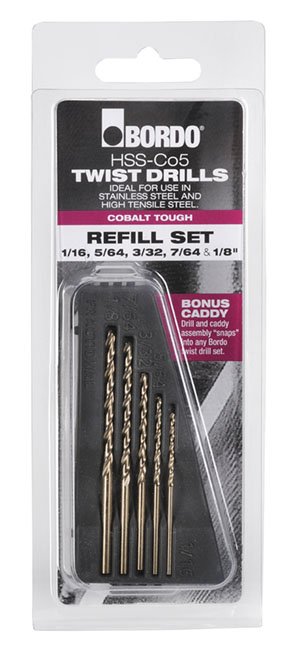 Imperial caddy for cobalt drill set 