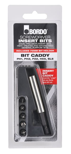 Drillset caddy with 5 inserts 