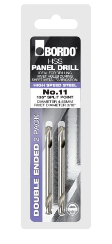 Buy Drills Specialist Panel Drills Hss Panel-D'End-Bright-2 pack-#11