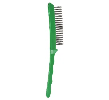 Plastic Handle S/S Brush 4 Row