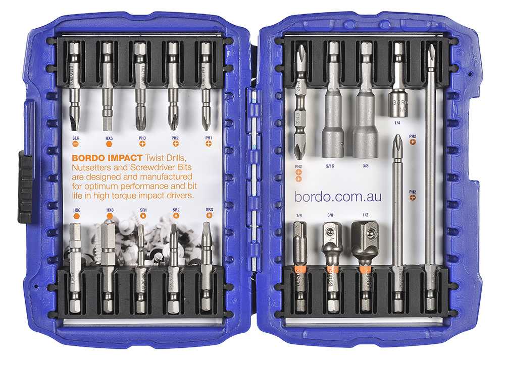 19 Piece IMPACT Screwdriver Insert Bit