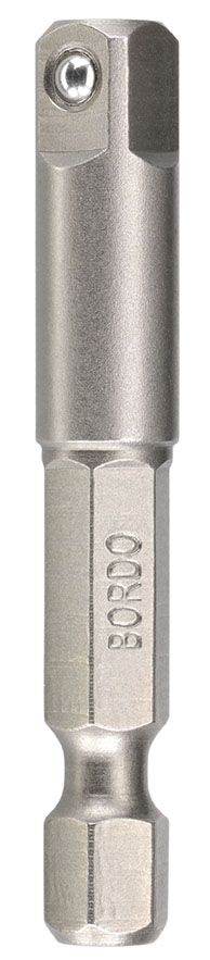 Impact Hex Adap to 1/4'' Sqr Drive x50mm