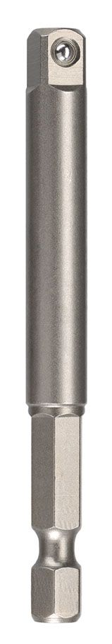 Impact Hex Adap to 1/4'' Sqr Drive x75mm