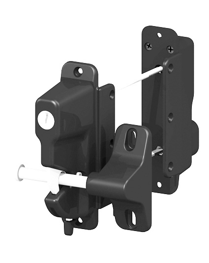 Double Sided Gravity Latch Dead Lockable