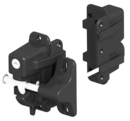 Double Sided Gravity Latch Lockable