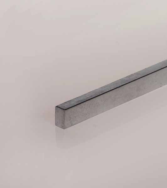 3/8x1/4'' Flat ZincCoat Key Steelx12''