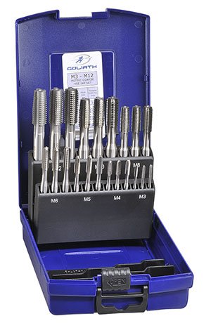 HSS M 3 - M 12 COARSE TAP SET