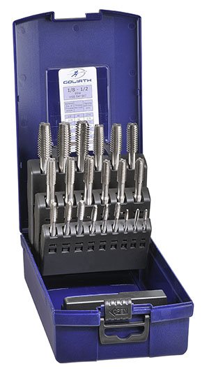 HSS  1/8 - 1/2 BSW TAP SET