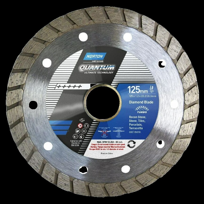125MM NORTON TURBO DIAMOND BLADE