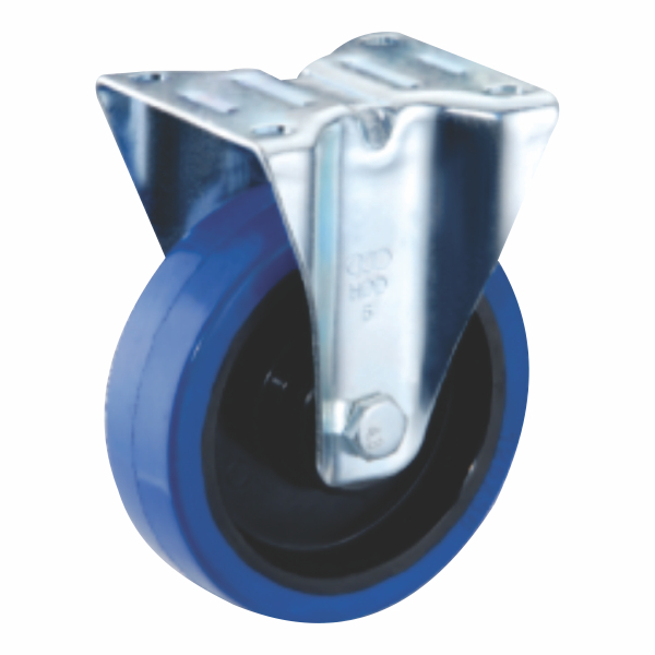80mm Fixed Heavy Duty Rubber