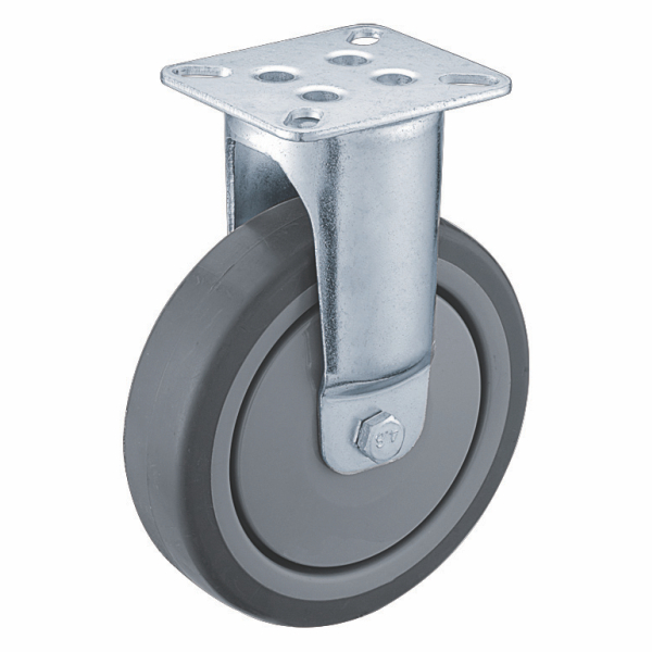 75mm Fixed Light Duty Rubber