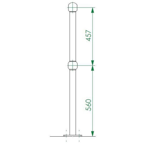 Stanchion - Platform DOSO Black