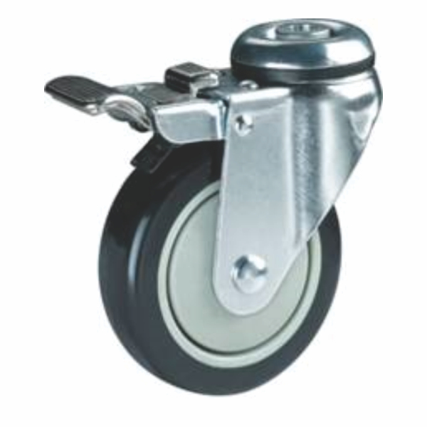 75mm Bolt-On Braked Heavy Duty Urethane