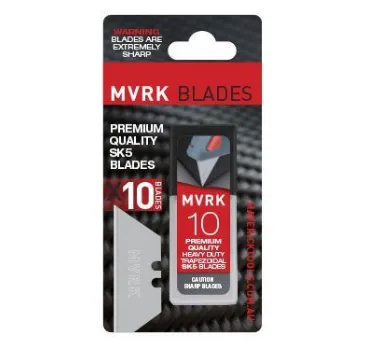 Trapezoidal blade 10 piece safety dispen