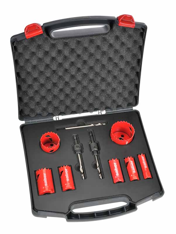 Saber 16-50mm 10 Piece S1 Hole Saw Kit