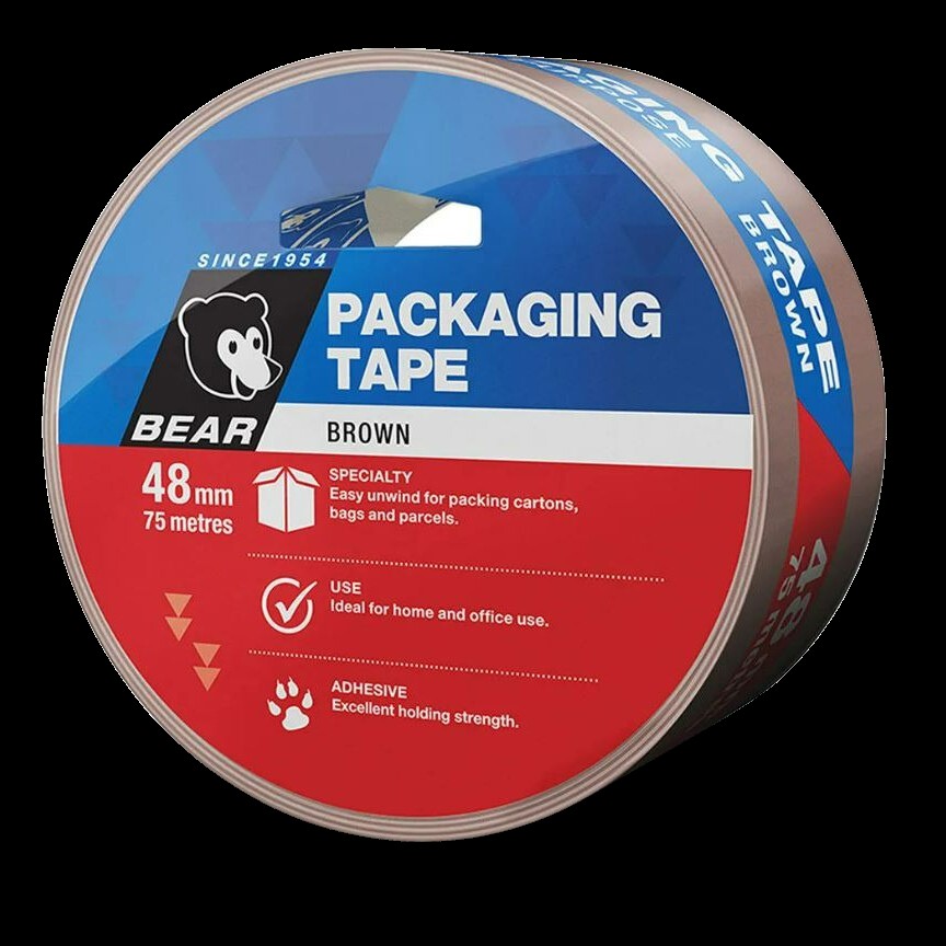 48MMX75M BROWN NORTON PACKING TAPE