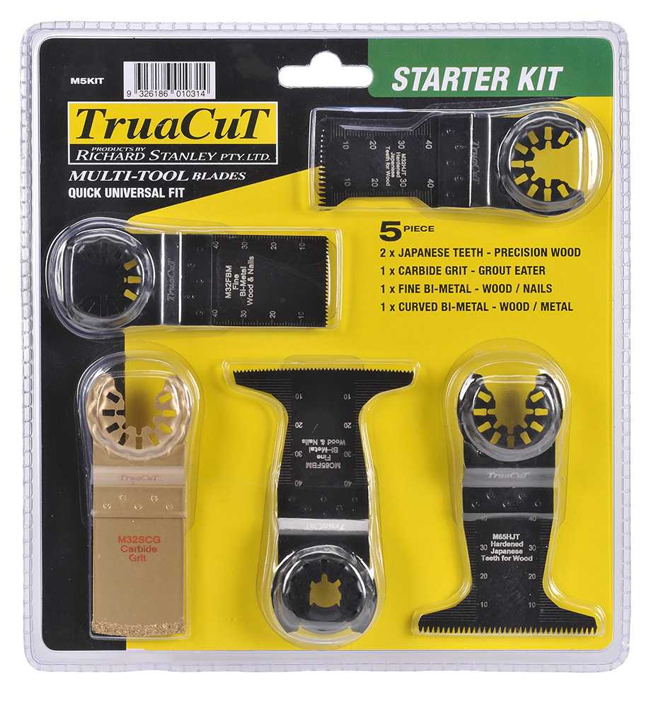 Multi-Tool Blades 5 piece Mixed Starter 
