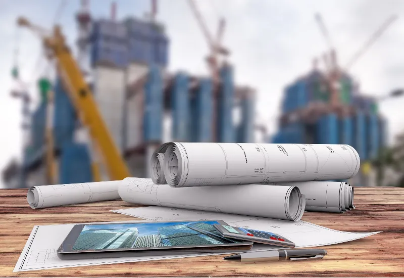Edcon Steel - Why Choose Edcon for Estimating construction site with a plan paper