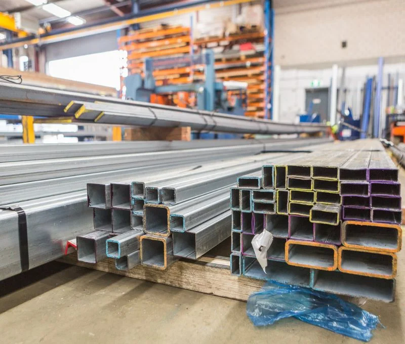 ES-rhs-shs Lots of different sizes of tubular steel